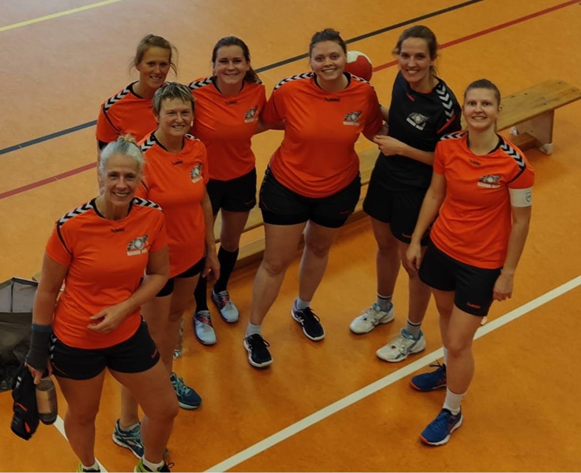 Für den TVF 2 spielten (von links nach rechts): Heidi Rübesam, Heike Nußbaum, Steffi Sörries, Theresa Herbst, Chiara Stinnesbeck, Alina Meier, Kristina Jäger